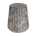 thumbnail image 6 of Brown Concrete Outdoor Cleme Carved Side Table and End Table, 6 of 10