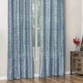 thumbnail image 4 of Chanasya 2-Panel Floral Jacquard Textured Teal Curtains with Grommets for Windows Living Room Bedroom Office - Partial Room Darkening Drapes for Privacy and Decor - 52 x 108 Inch Long - Teal, 4 of 7