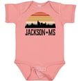 thumbnail image 3 of Inktastic Jackson Mississippi Skyline Retro Boys or Girls Baby Bodysuit, 3 of 5