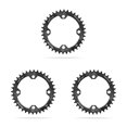 thumbnail image 3 of Eigraketly Juego de platos y bielas de bicicleta 104 BCD Juego de platos y bielas Rueda de cadena de bicicleta Mejorada Anti-caída Ligero Negro 36T 3Conjunto, 3 of 6