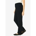 thumbnail image 3 of Woman Within Plus Size Petite Perfect All-Cotton Back-Elastic Denim Jeans, 3 of 6
