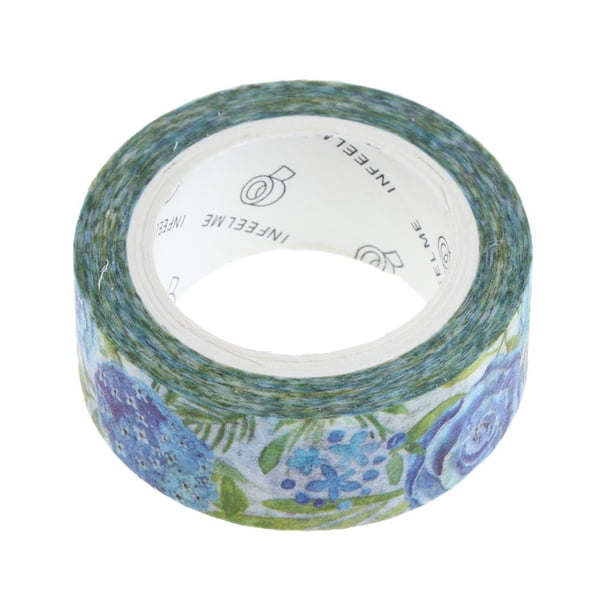 DIY Washi Tape Cintas adhesivas Scrapbook adhesivas de papel decorativo -22 patrones disponibles- 15 mm x 10 M 4 shamjiam Cinta adhesiva decorativa de washi