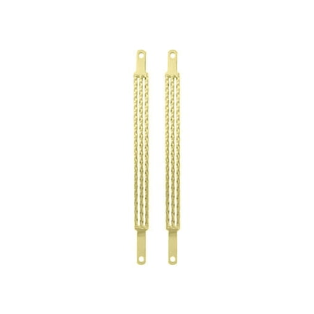 20  Triple Square Twisted Spring Fork Bars Gold. price history on PriceWatchPro