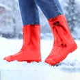 thumbnail image 3 of Couvre-chaussures Réutilisables en Silicone Protecteurs contre la Pluie pour Randonnée en Plein Air Camping Aventures, 3 of 5