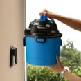 Vacmaster 2.5 Gal 2 HP Portable Wall Mount 2 in 1 Wet/Dry Vacuum