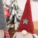 thumbnail image 5 of Red Navidad hecha a mano gnomo sueco Santa sentado felpa para adornos de muñecas Navidad Hol, 5 of 5