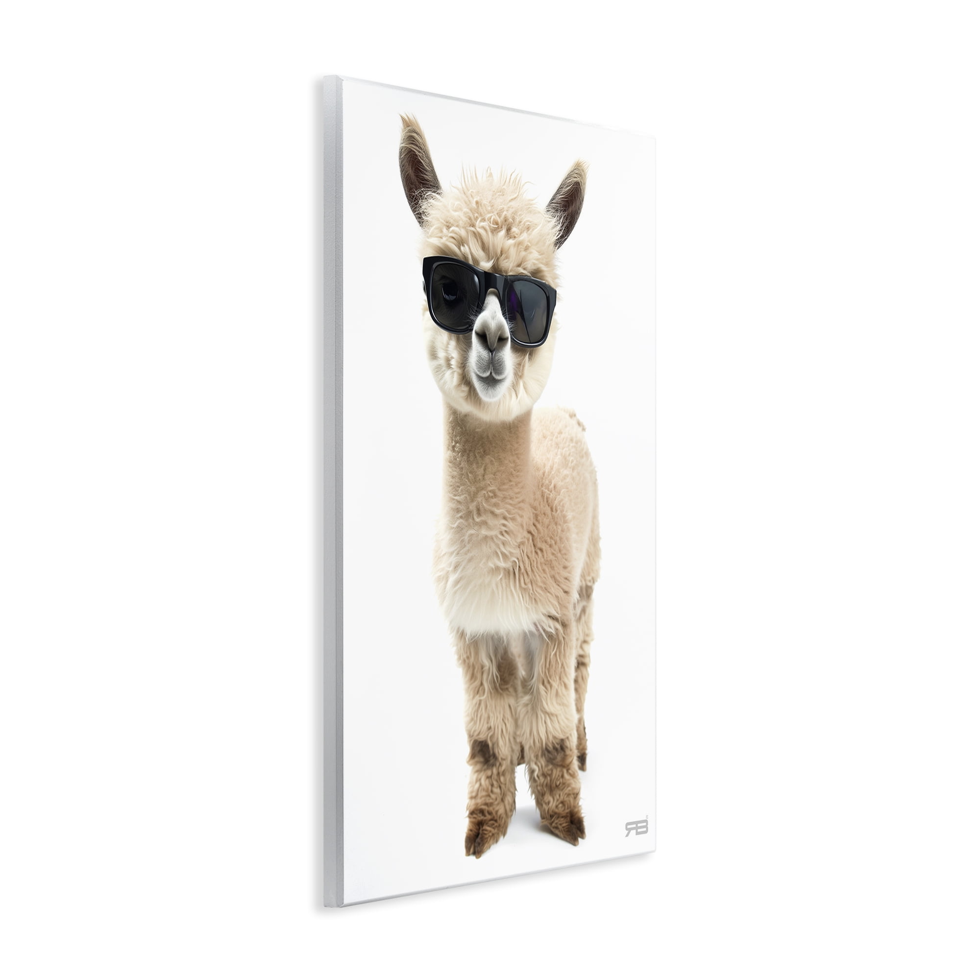 Stupell Industries Cool Alpaca & Glasses Animals & Insects Painting Unframed Art Print Wall Art, 10 x 15