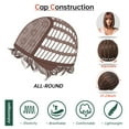 thumbnail image 6 of Bob Wigs for Women Synthetic Hair Wigs Short Bob Wigs With Bangs Straight Wigs Hair Replacement Natural Hair Looking for Girl Daily Use A4, 6 of 6