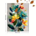 thumbnail image 3 of Mid Century Modern Floral Canvas Print, Botanical Wall Art, Above Bed Aesthetic Home Decor, 3 of 8