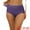 Dark Purple, variant on Women's High-Waist Invisibles Underwear Breathable Panties L Black