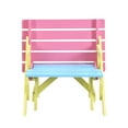thumbnail image 3 of 2-in-1 Kids Table and Bench Set, Multi-Functional Arm Chair, Kids Picnic Table, All-In-One, Ideal for Arts & Crafts, Snack Time & More, Pink, 3 of 8
