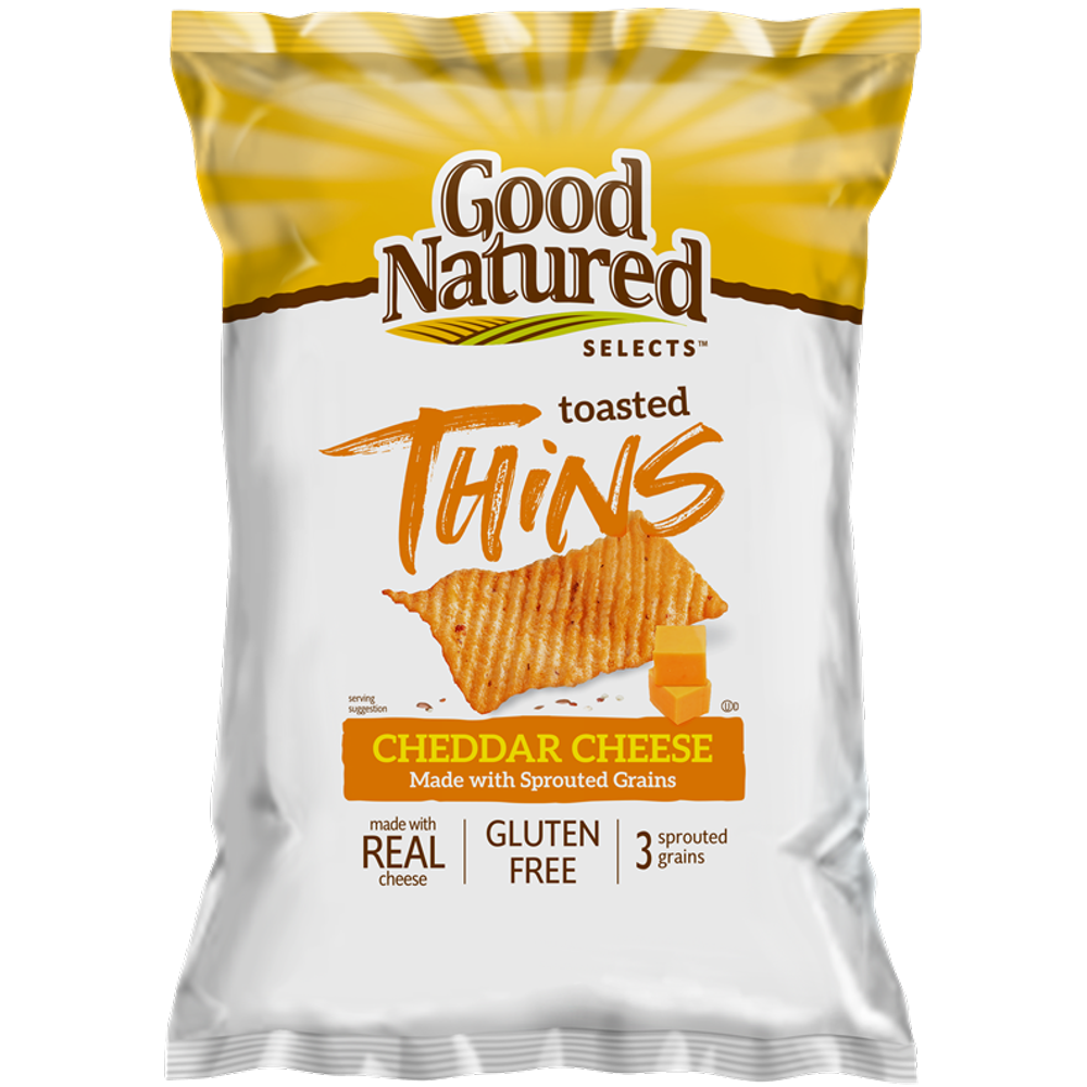 Good Natured Selects Gluten Free Multi Grain Cheddar Baked Crisps ( 7.5