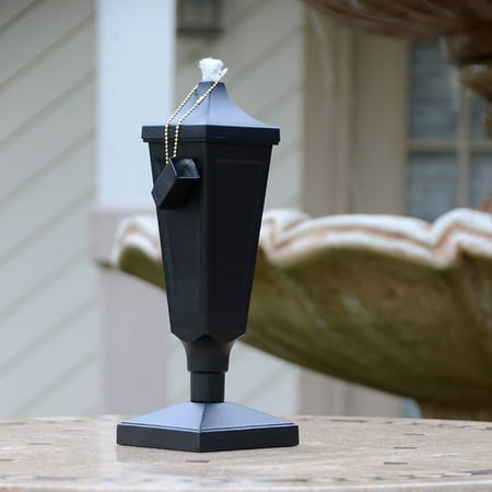 Starlite Garden & Patio Torche TT-TB Die Cast Classic Tabletop Textured Black Torch