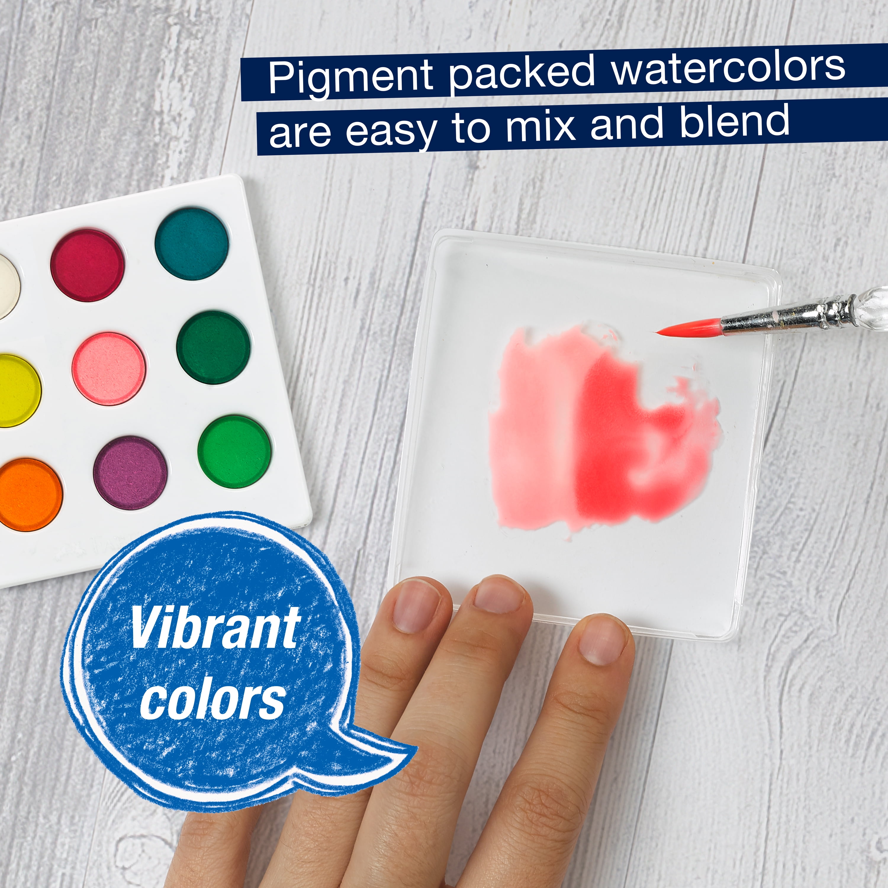 Faber-Castell Watercolor Paint by Number Tropical- Art & Craft Kit for Adults, Unisex Art Set