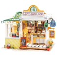 thumbnail image 2 of Mini casas de bricolaje, Kits de construcción en miniatura, cafetería, casa de muñecas con muebles, juguete para niñas, regalo de cumpleaños, 2 of 4