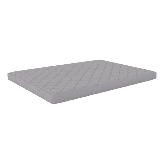 DHP 6" Full Quilted Polyester Bedroom Mattress in Gray