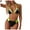 Black, variant on Sngxgn Women's High Cut String Bikini Set Swimsuits Bathing Suits 2 Piece(Black,S)
