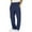 Navy, variant on Men's Lined Sweatpants Wide Straight Leg Joggers High Waisted Yoga Workout Pants with Pockets for Comfort Casual Pants Elastic Waist Straight Work Pants for Men