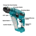 thumbnail image 3 of 20MM Brushless Electric Rotary Hammer Cordless Rechargeable Hammer Drill Home Repair Power Tools For MK 18V Battery, 3 of 6