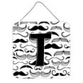 thumbnail image 7 of Carolines Treasures CJ2009-RDS66 Letter R Moustache Initial Wall or Door Hanging Prints 6HX6W multicolor, 7 of 7