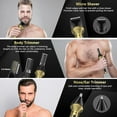 thumbnail image 6 of ASOTVision Hair Clipper for Men, 19 in 1 Electric Beard Trimmer, Home Travel Cordless Shaver Razor with LED Display for Hair, Facial, Nose Hair Cutting, Grooming Kit with Storage Bag, 6 of 10