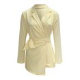 thumbnail image 4 of Vedolay Womens Coat Blazers for Women Long Sleeve Work Office Fashion Lightweight Jackets,Beige M, 4 of 5