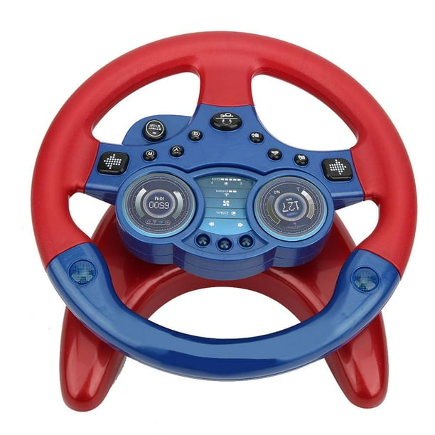 Sonew Jouet de volant pour enfants, jouet de volant pour bébé, Simulation  de jouet de volant pour enfants Jouet éducatif pour bébé avec effet sonore  léger 