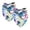 Multi-colored 10, variant on PhooArto Colorful Rainbow Pattern Dog Bandanas, 2 Pack Soft Washable Pet Scarf Triangle for Large Dogs Puppies and Cats
