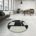 thumbnail image 4 of Ahgly Company Machine Washable Indoor Rectangle Contemporary Midnight Gray Area Rugs, 8' x 12', 4 of 7