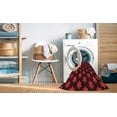 thumbnail image 2 of Ahgly Tapis Rectangulaire Lavable en Machine Intérieur Transitionnel Rouge Safran, 7 Pieds x 10 Pieds, 2 of 7