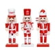 thumbnail image 1 of 3 figuras de cascanueces navideñas, adornos festivos, estatuas de madera para decoración navideña, regalos de fiesta, dormitorio navideño, 1 of 9