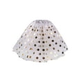 thumbnail image 2 of Girls Tutu Tulle Polka Dot Dress-up Princess Fairy Tutu Skirt, White, 2-8 Years, 2 of 3