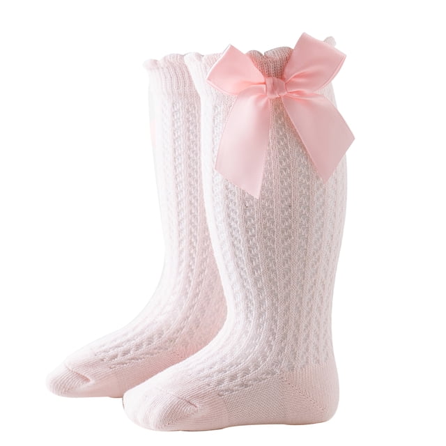 Fortune 0-2 Years Baby Girl Summer Socks Infant Solid Color Breathable Socks