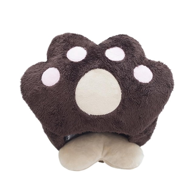 Winter Plush Heated Mouse Pad - Hand Warmer with Wrist Guard for Computer Material Snowflake Plush Long Mouse Pad