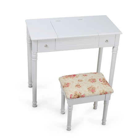 Viscologic Wdts Wooden Mirrored Makeup Vanity Table Stool Flat Top White Canada Viscologic Wdts Wooden Mirrored Makeup, Viscologic Pearl Wooden Mirrored Makeup Vanity Table White