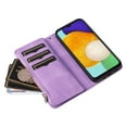 thumbnail image 5 of Multifunctional Case for Google Pixel 9 / 9 Pro,[RFID Blocking] 9 Credit Cards Holder with Wrist Strap, Premium PU Leather Zipper Wallet Purse Magnetic Flip Phone Cover,Purple, 5 of 9