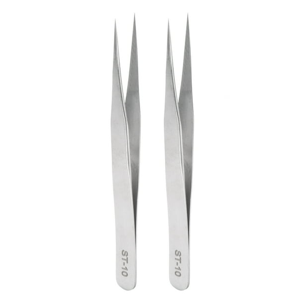 Pinzas de precisión ST-11 de 2 piezas 141 mm de acero inoxidable anti-corrosión
