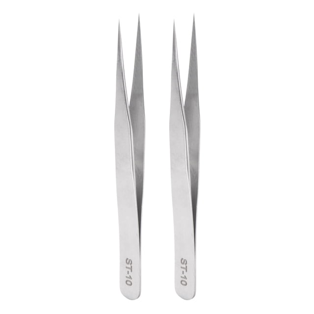Pinzas de precisión ST-11 de 2 piezas 141 mm de acero inoxidable anti-corrosión
