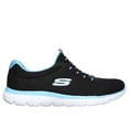 thumbnail image 3 of Zapatilla Skechers Summits para mujer negro/turquesa, 3 of 3