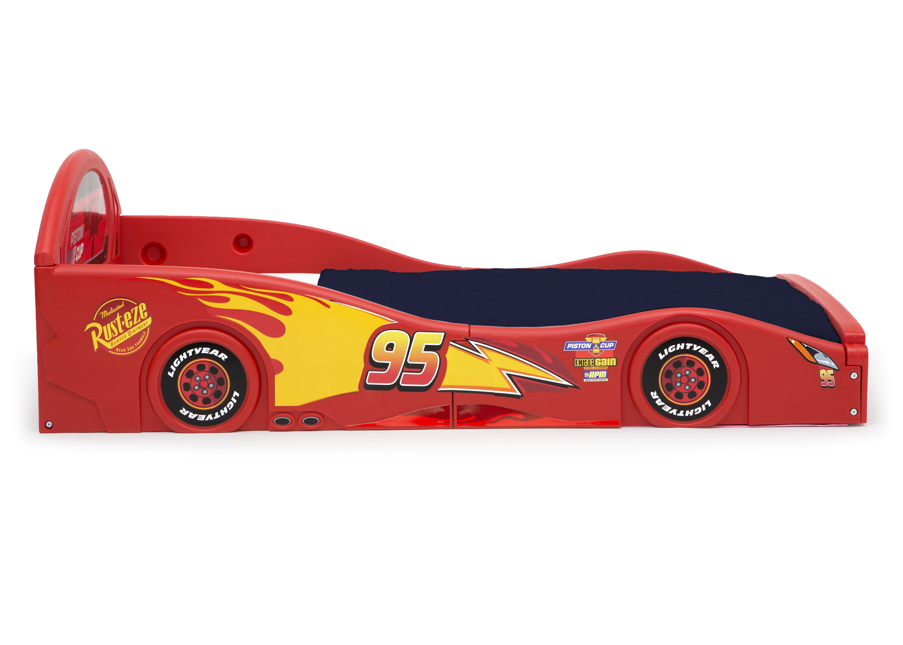 Disney Pixar Cars Lightning McQueen Plastic Sleep and Play Toddler Bed by Delta Children - image 5 of 6