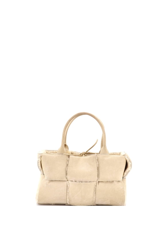 Pre-Owned Arco Tote Suede and Shearling Small By Rebag