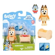 Bluey, 2-Pack Figure Set, Includes Baby Bluey, Toddler Toy