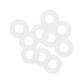 thumbnail image 5 of Uxcell Silicone Seal O Rings Seal Gasket White  0.22" OD 0.1" ID 0.06" Width 10 Pack, 5 of 5