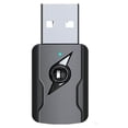 thumbnail image 1 of Portable Bluetooth 5.0 4-In-1 Black Bluetooth 5.0 Receiver, 1 of 6
