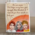 thumbnail image 1 of Every Time You Snuggle This Blanket - Personalized Mother's Day Mother Blanket, 1 of 7