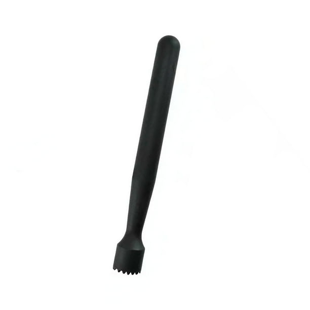 Inteprter Muddler de cóctel de plástico Mezclador de bebidas multifuncional Fruta Limón Prensa Martillo triturador de hielo Barware Masher Barra de herramientas Negro