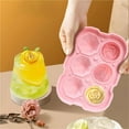 thumbnail image 2 of Ice Cube Tray,Rose Ice Cube Trays With Covers, 3 Cavity Silicone Rose Ice Tray & 3 Diamond Ice Ball Maker, Easy Release Large Ice Cube Form for Chilled Cocktails, Whiskey Juice pink, 2 of 4