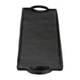thumbnail image 5 of Sagebrook Home Metal, Set Of 2 26/32", Flat Tray With Ring Handles, Black, Rectangle, 1"H, Solid Color - 32.0" x 6.0" x 1.0", 5 of 8