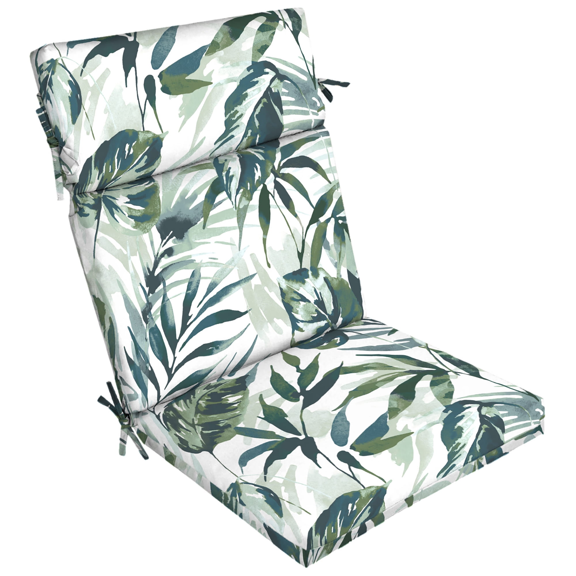 Better Homes and Gardens 44"x21" Green Rectangle Outdoor Chair Cushion