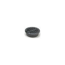 NDS 4 in. Black Round Polyethylene Drain Grate